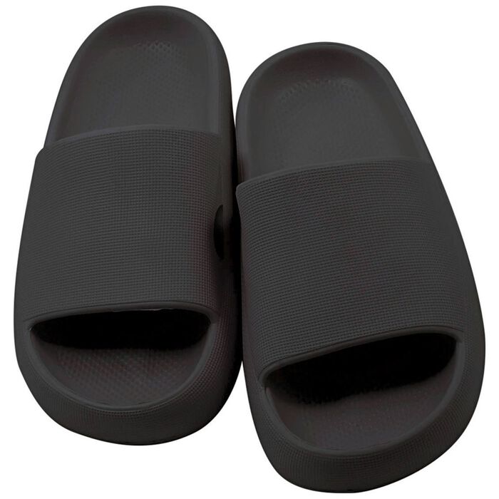 Wolken-Slipper relaxvital mit geriffelter Sohle 