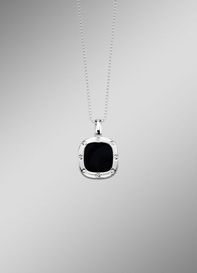 Anhänger aus Silber mit Onyx  Anhänger aus Silber mit Onyx