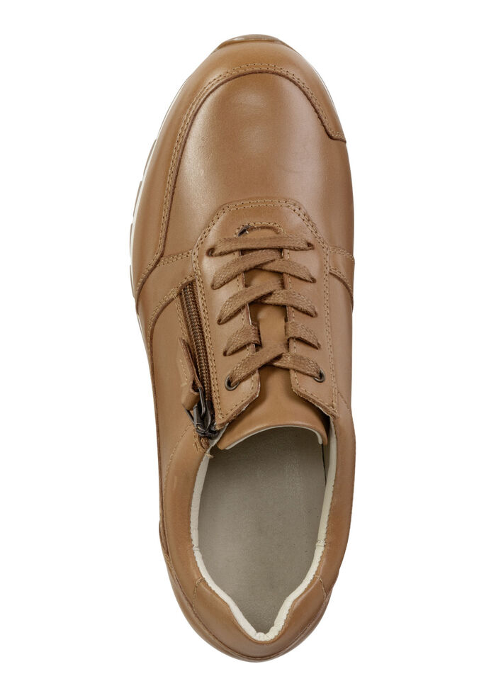 ELENA EDEN, sportliche Damen-Sneaker, Weite H, mit herausnehmbarem Fußbett CAMEL