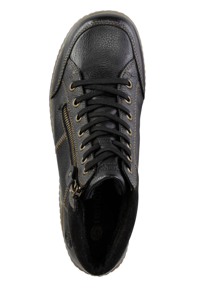 Remonte Bootie mit gepolstertem Schaftrand SCHWARZ