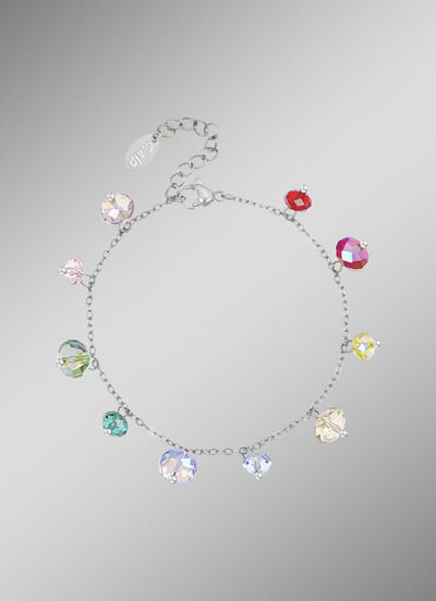 Armband mit bunten Swarovski®-Kristallen 