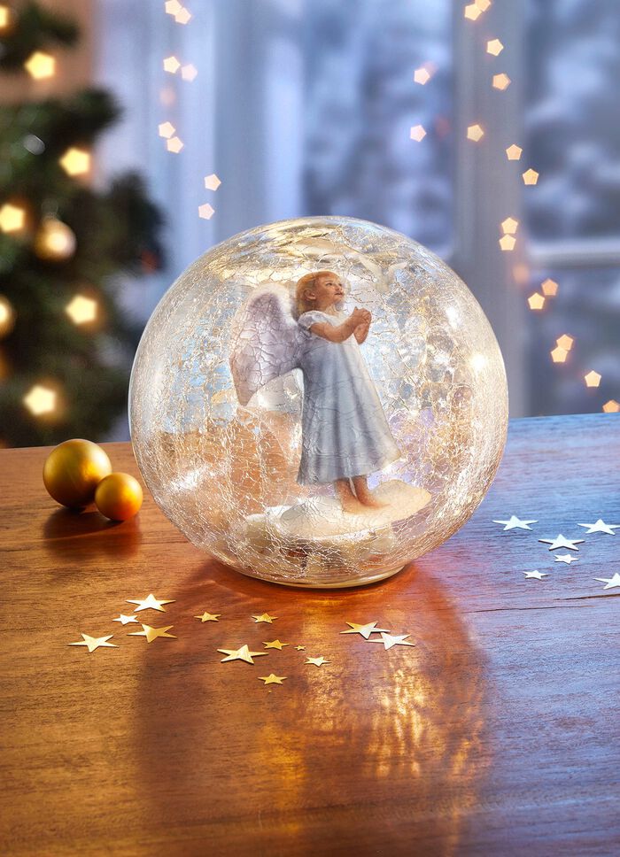 Glaskugel mit Beleuchtung 