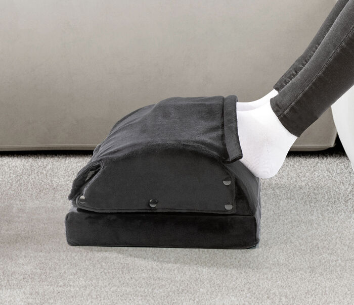 Fuß- und Beinstütze mit abnehmbarer Fußtasche 