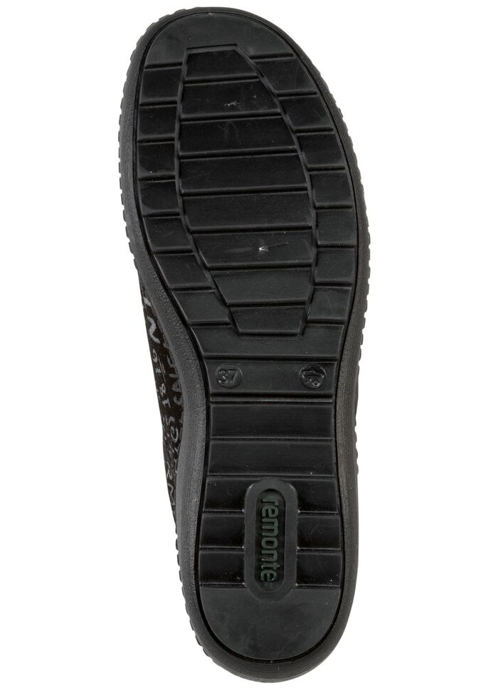 Remonte Schn&uuml;r-Bootie aus Crashlack 