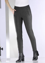 Hose mit Reißverschluss-Taschen ANTHRAZIT MELIERT