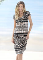 Laurina Kleid mit &uuml;berschnittenen &Auml;rmeln 