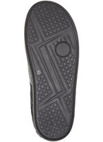 Pantoffel mit elastischer Zugkordel SCHWARZ-GRAU