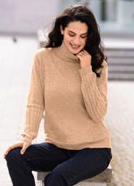 Pullover mit Kaschmir  SAND