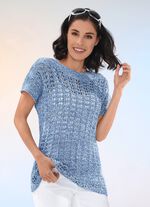 Pulli aus hochwertigem Melange-Garn 