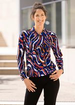 Poloshirt mit Schlaufen-Knopfverschluss 