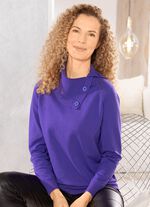 Pullover mit variablem Kragen 