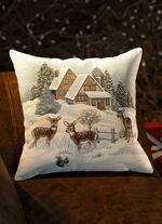 Kissenbezug Rehkitze mit Reißverschluss 