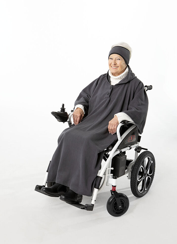 Fleece-Poncho 