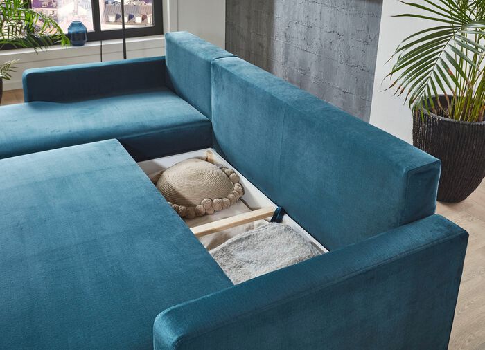 Polsterecke mit Funktion BLAU