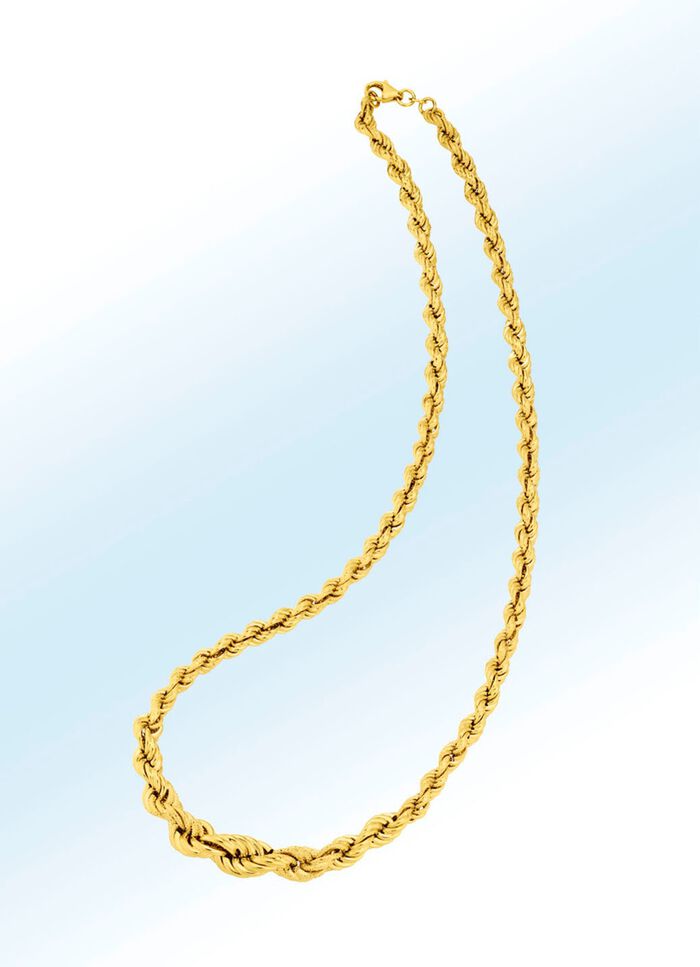 Klassische Kordelketten-Garnitur aus Gold 