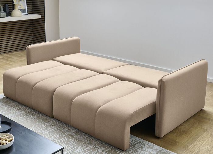 Polstermöbel mit dekorativer Steppung BEIGE