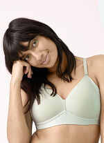 Naturana BH mit gepolsterten Cups SALBEI