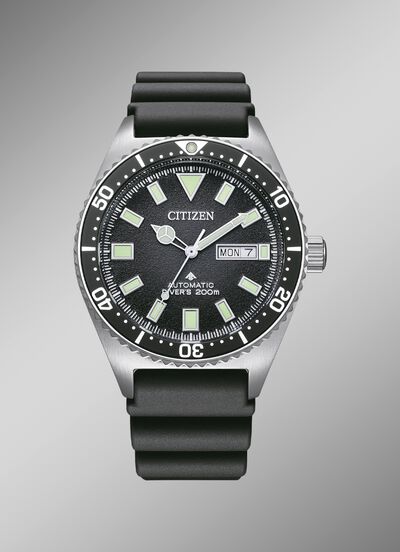 Automatik-Herrenuhr im Stil einer Taucheruhr 