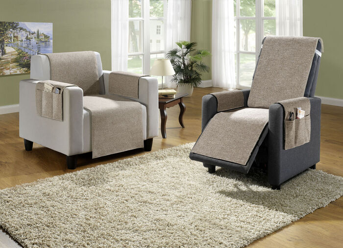 2-in-1 Wohnaccessoires mit wohlig warmem Flor NATUR