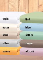 Hochwertige Elastic-Mako-Feinjersey-Spannbettt&uuml;cher 