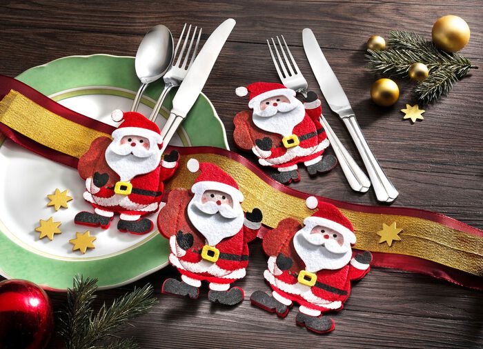 Bestecktaschen, 4er-Set 