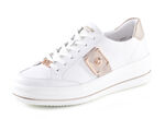 Remonte Sneaker mit Metallic-Besätzen WEISS-ROSÉGOLD
