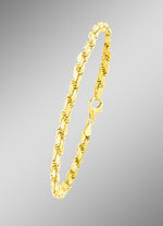 Diamantiertes Kordelketten-Armband 