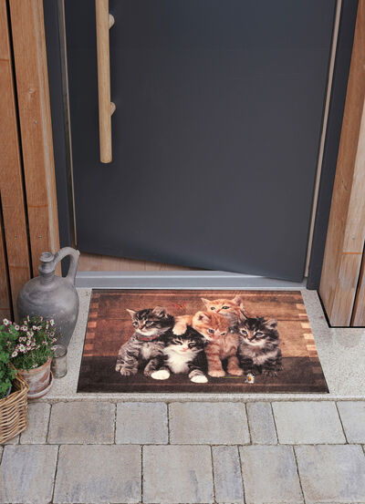 Fußmatte mit rutschhemmender Rückseite  