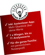 MAXXMEE K&ouml;rperanalyse-Waage mit LCD-Display 