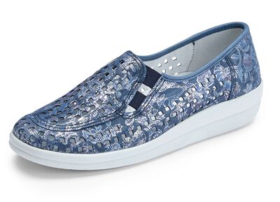 ELENA EDEN, sommerliche Damen-Slipper, Weite G, mit herausnehmbarem Fu&szlig;bett 