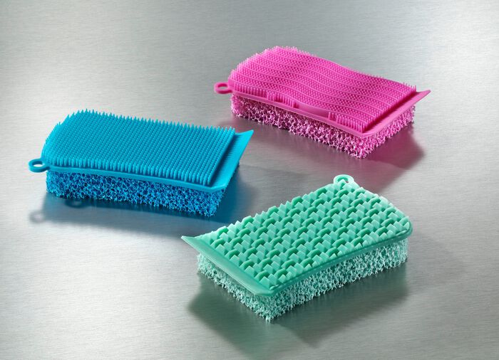 Silikonschw&auml;mme f&uuml;r K&uuml;che und Bad 3-Teilig 