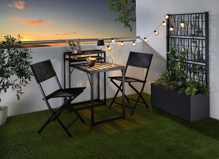 Klappbares Balkon-Set 