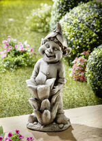 Wichtel mit Solarbl&uuml;te 