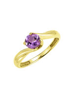 Erstklassiger Damenring mit echtem Amethyst 