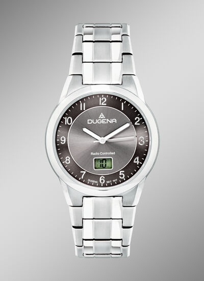 Funk-Herrenuhr mit Titangehäuse  Funk-Herrenuhr mit Titangehäuse