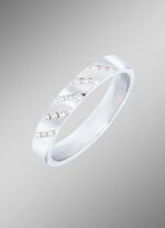 Platin Damenring mit Brillanten 