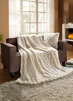 Felldecken und Kissen Webpelz-Fellimitat 