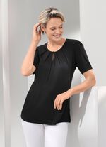 Shirt mit Schlitz am Halsausschnitt  