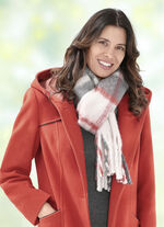 Schal mit Karodessin 