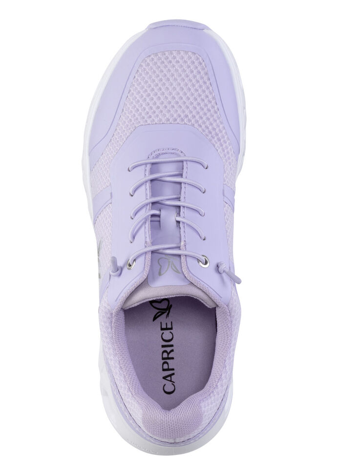 Caprice, sportliche Damen-Sneaker, Weite G, mit herausnehmbarem Fußbett FLIEDER