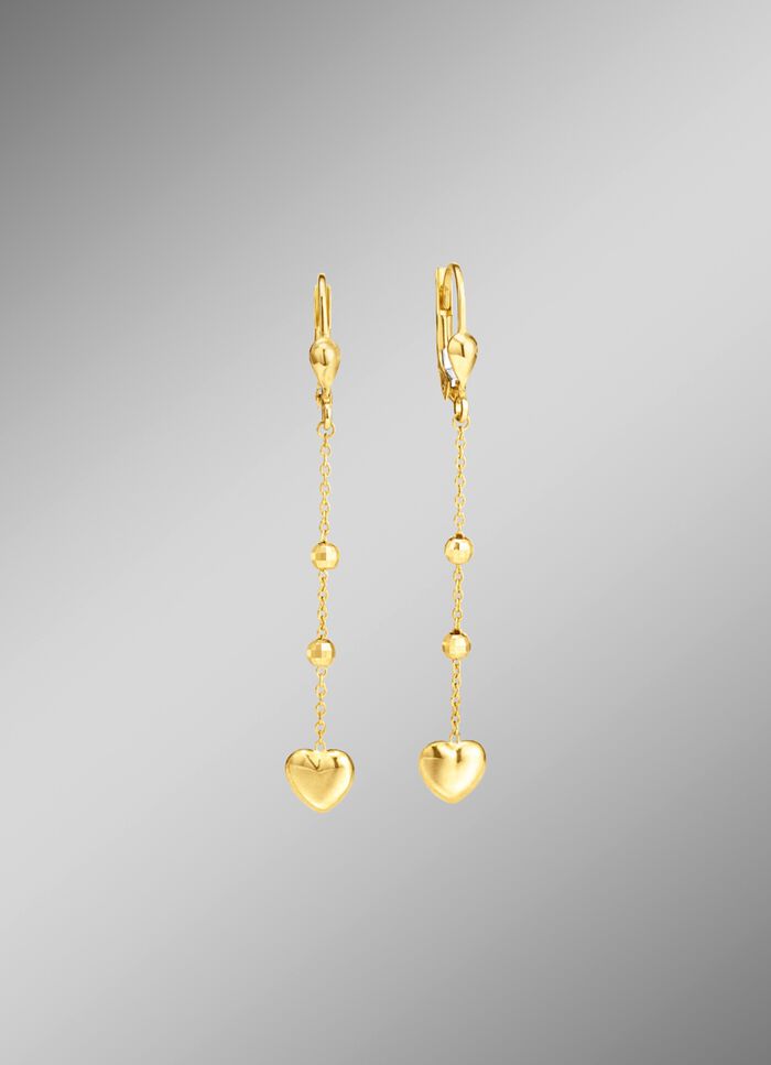 S&uuml;&szlig;e Herz-Ohrringe 