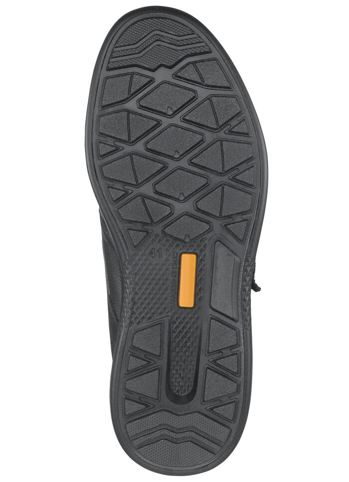 GINO GALANTE, bequeme Herren-Slipper, Weite K, mit herausnehmbarem Fußbett SCHWARZ