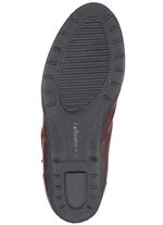 ELENA EDEN Stiefelette aus Rind-Anilinleder BORDEAUX