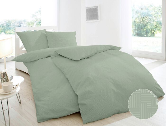Feinbibe Bettwäsche aus 100% Baumwolle GRÜN