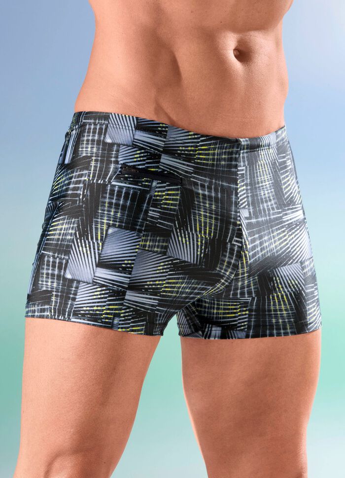 Schwab Badehose in h&ouml;herer Kastenform 