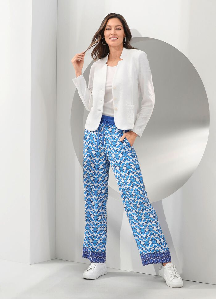 Blusenblazer mit Schulterpolstern 