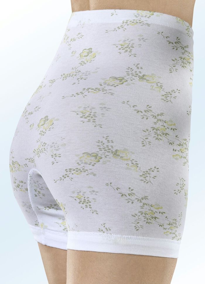 F&uuml;nferpack Schl&uuml;pfer mit Bl&uuml;tendessin 