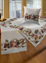 Tisch- und Raumdekoration aus Gobelin 