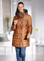 Kurzmantel mit Westeneinsatz 