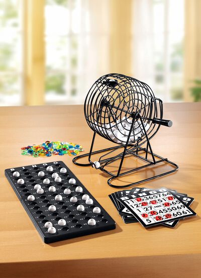 Bingo-Spiel in edler Metall-Optik 